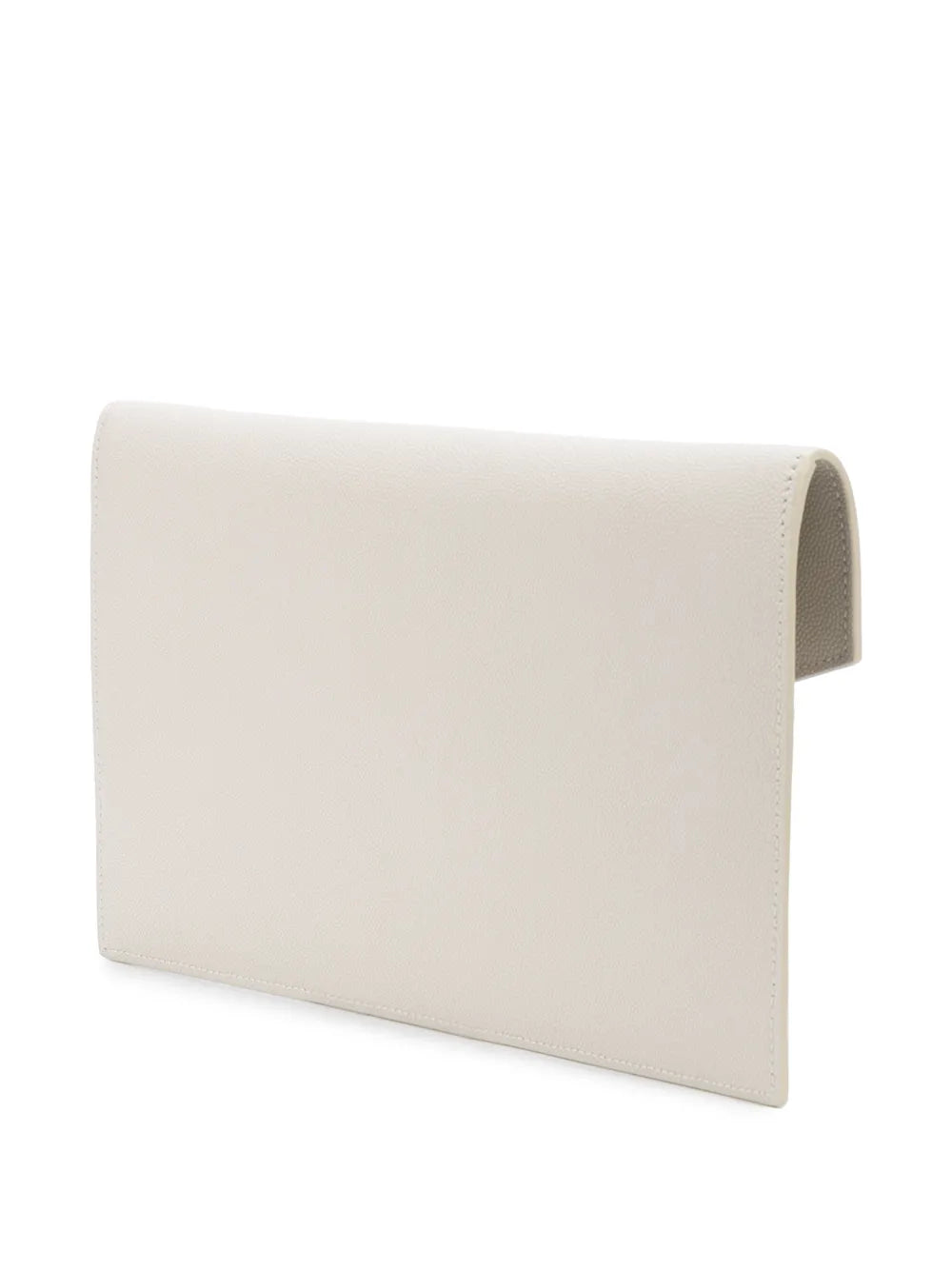 Saint Laurent medium Uptown logo-plaque clutch bag (SM)