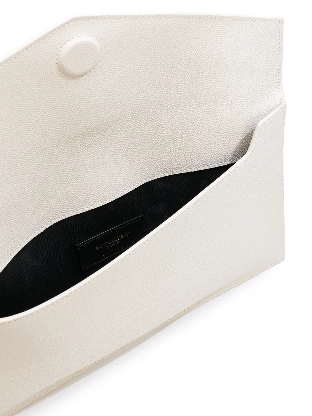 Saint Laurent medium Uptown logo-plaque clutch bag (SM)