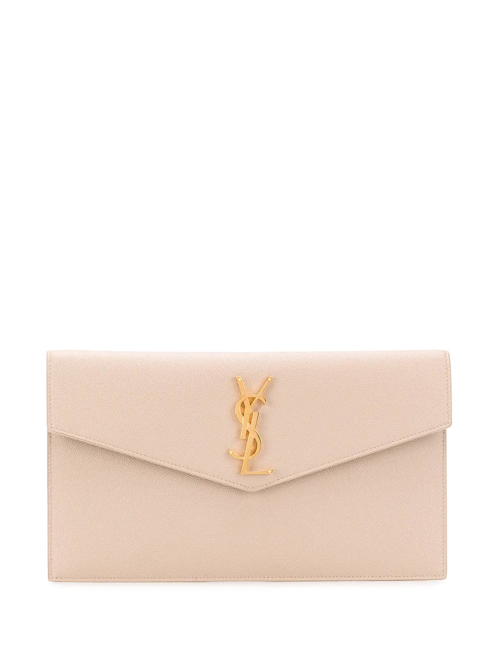 Saint Laurent medium Uptown logo-plaque clutch bag (SM)