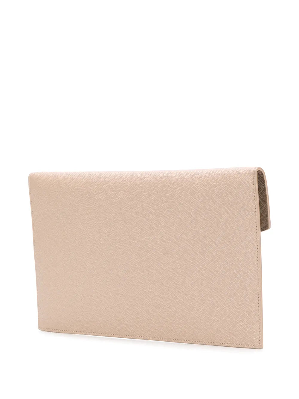 Saint Laurent medium Uptown logo-plaque clutch bag (SM)