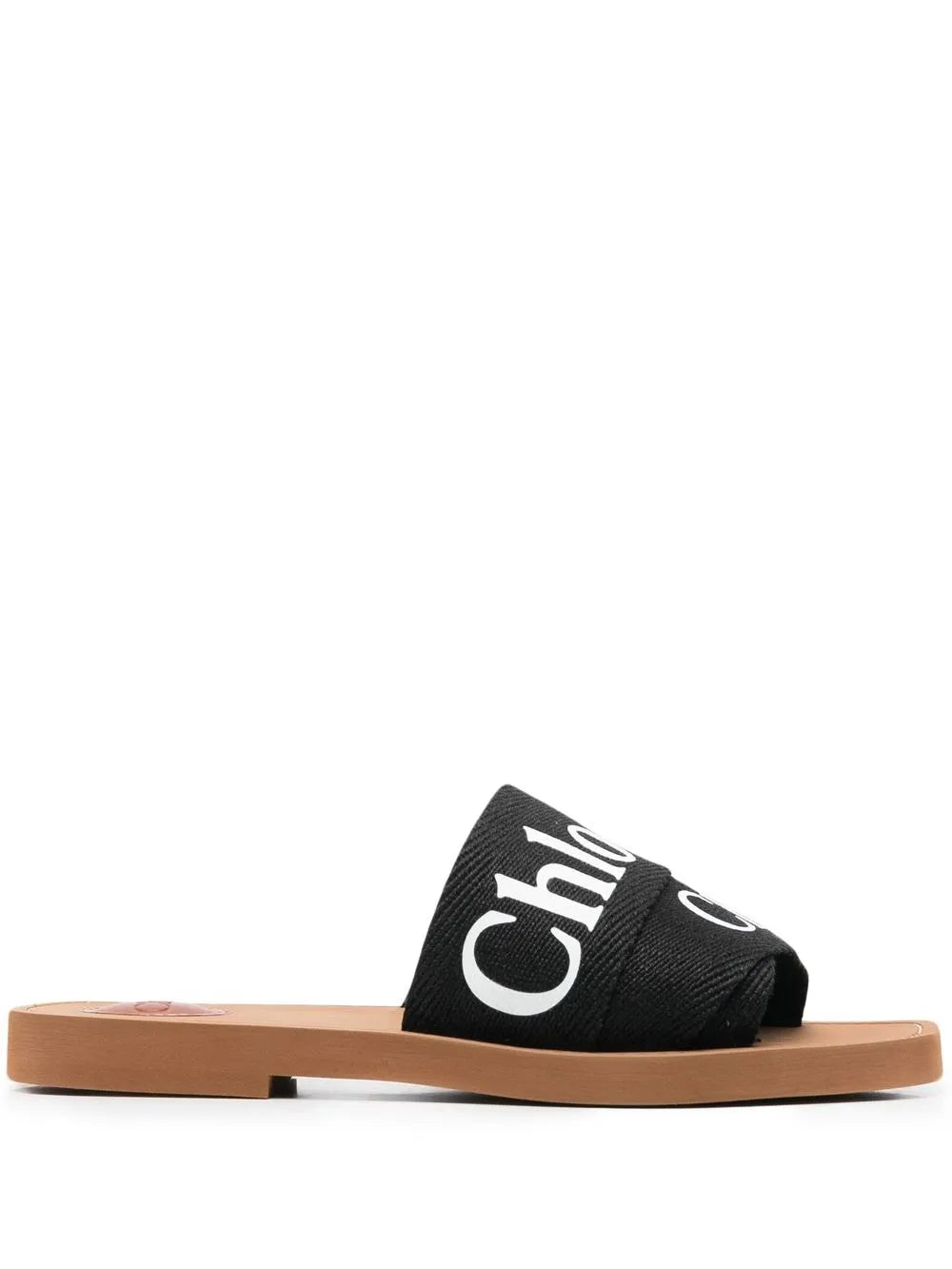 Chloé Woody logo-print slides (SM)
