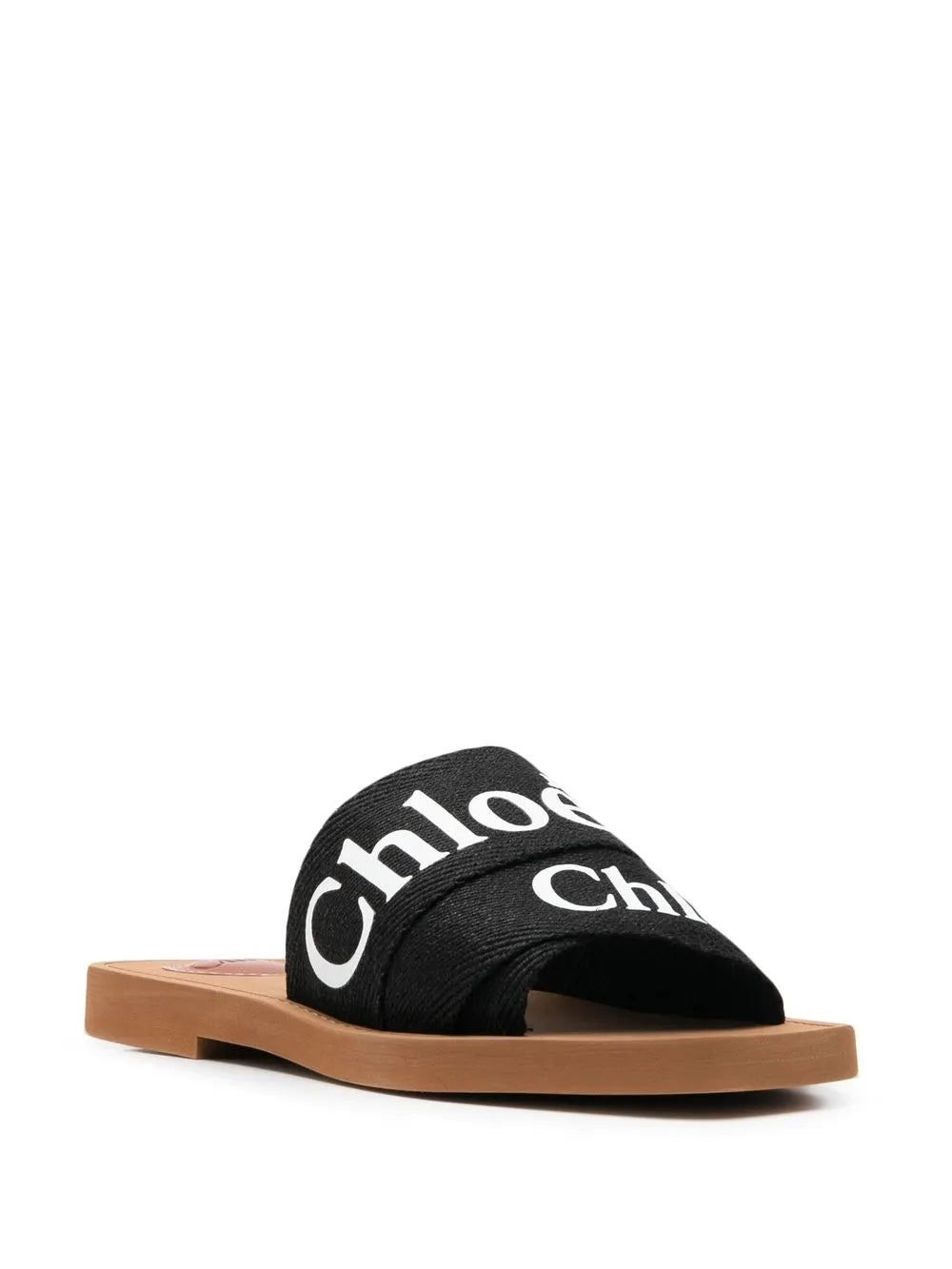 Chloé Woody logo-print slides (SM)