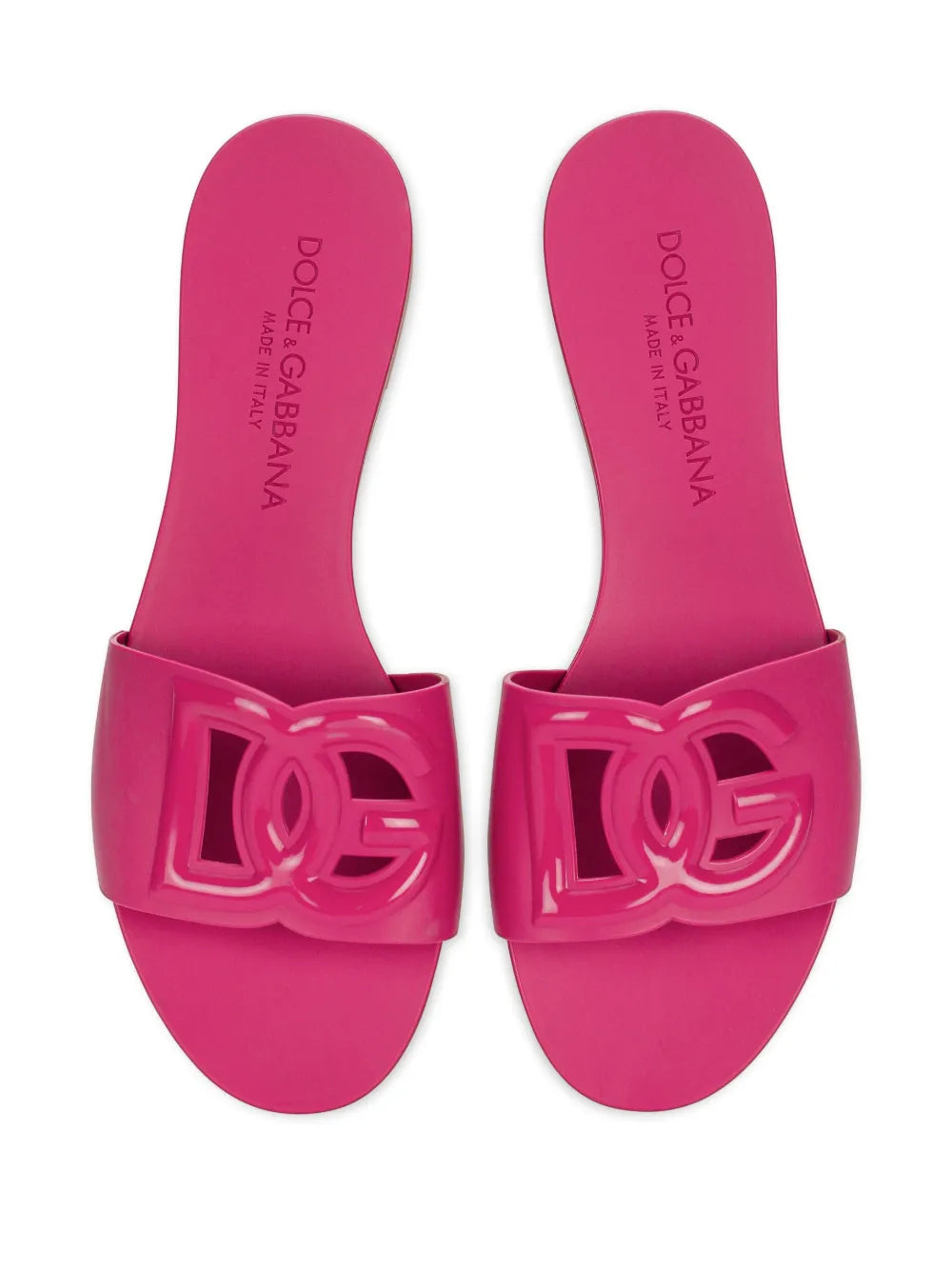 Dolce & Gabbana beachwear slides in rubber (SM)