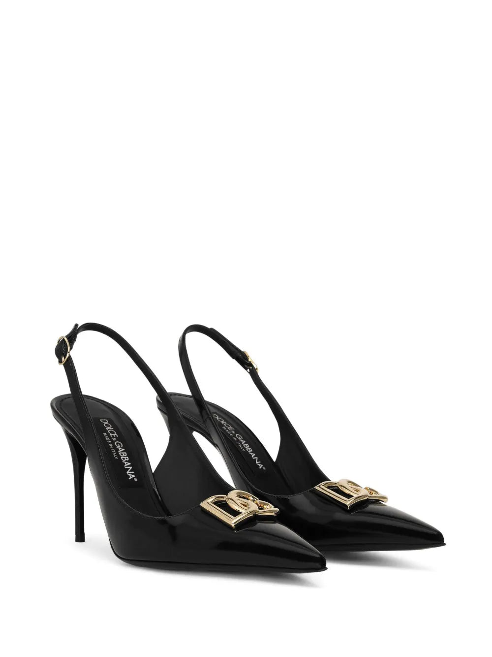 Dolce & Gabbana logo-plaque heels (SM)