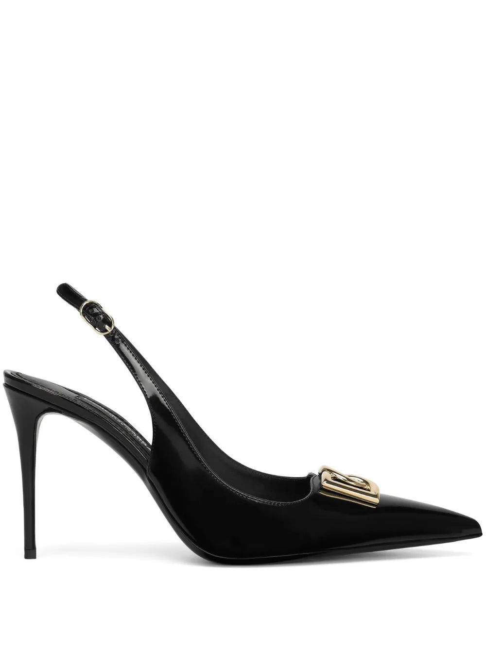 Dolce & Gabbana logo-plaque heels (SM)
