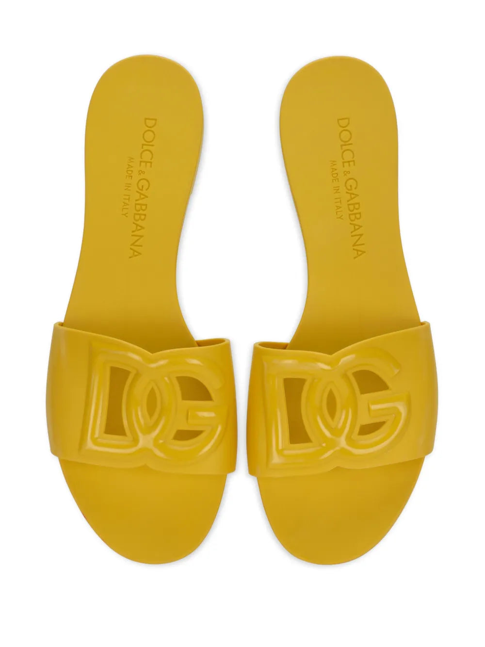 Dolce & Gabbana beachwear slides in rubber (SM)