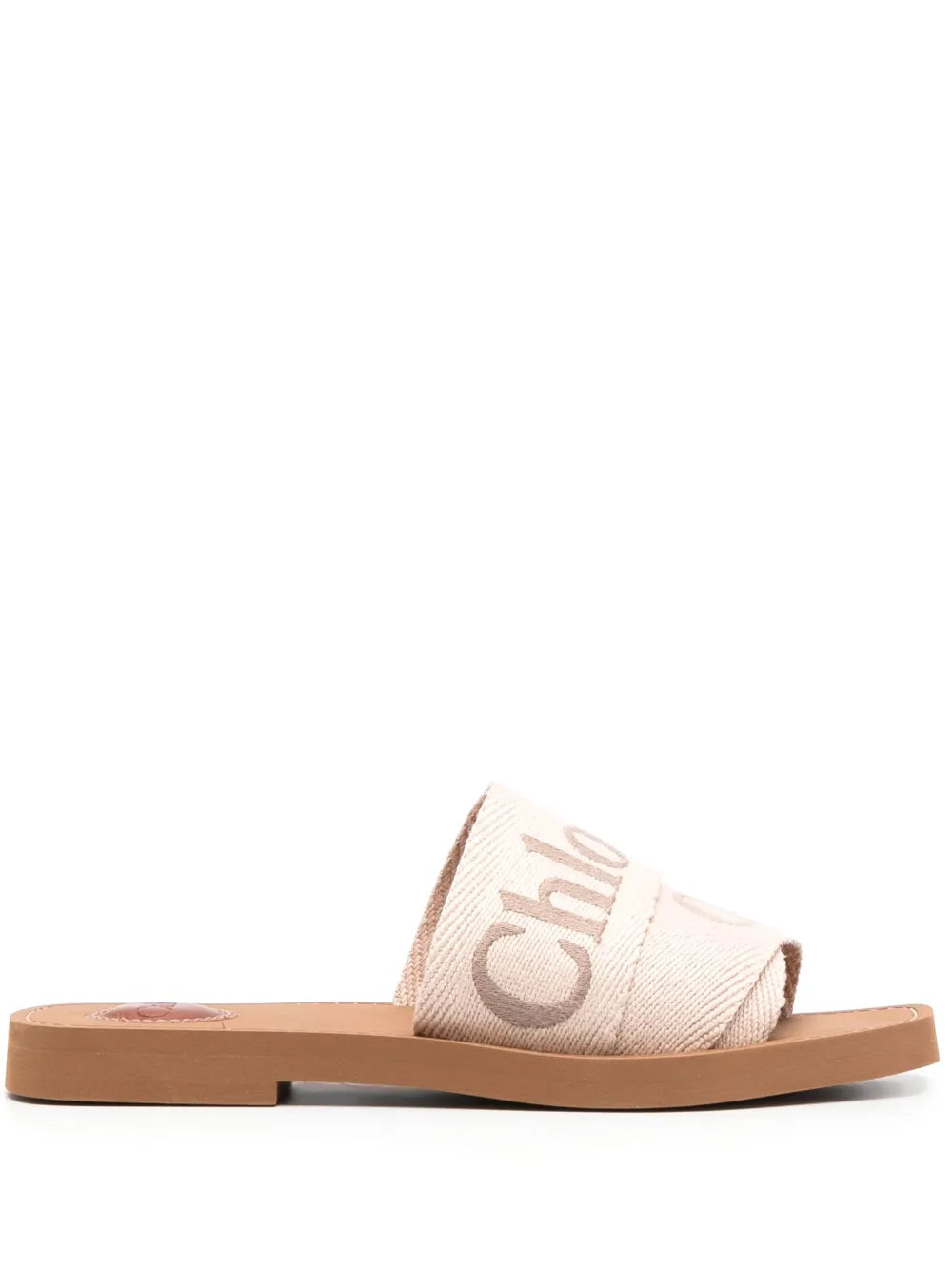 Chloé Woody logo-print slides (SM)