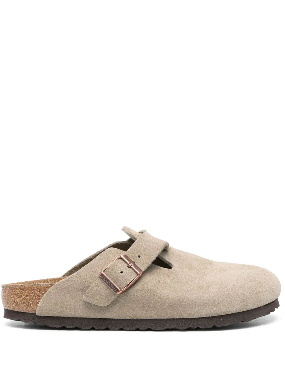 Birkenstock Boston suede slides (SM)