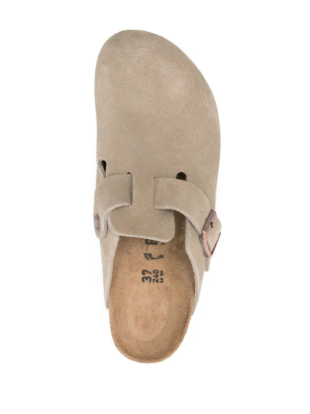 Birkenstock Boston suede slides (SM)