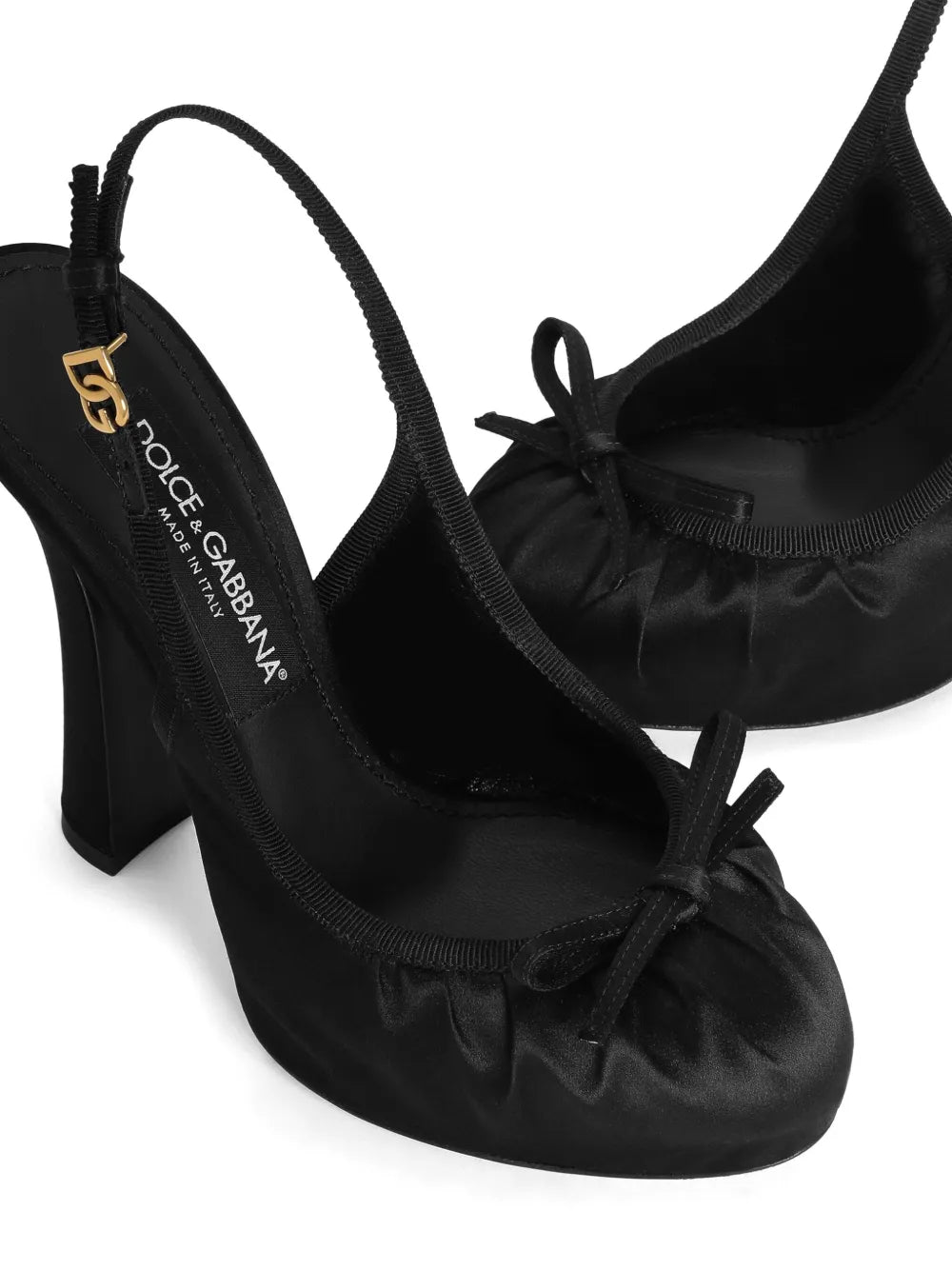Dolce & Gabbana satin heels (SM)