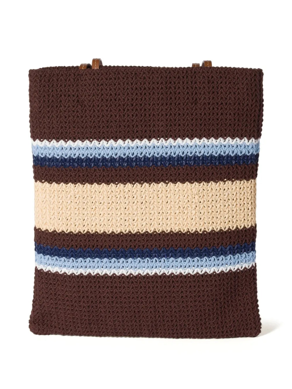 Miu Miu raffia-effect woven tote bag (SM)