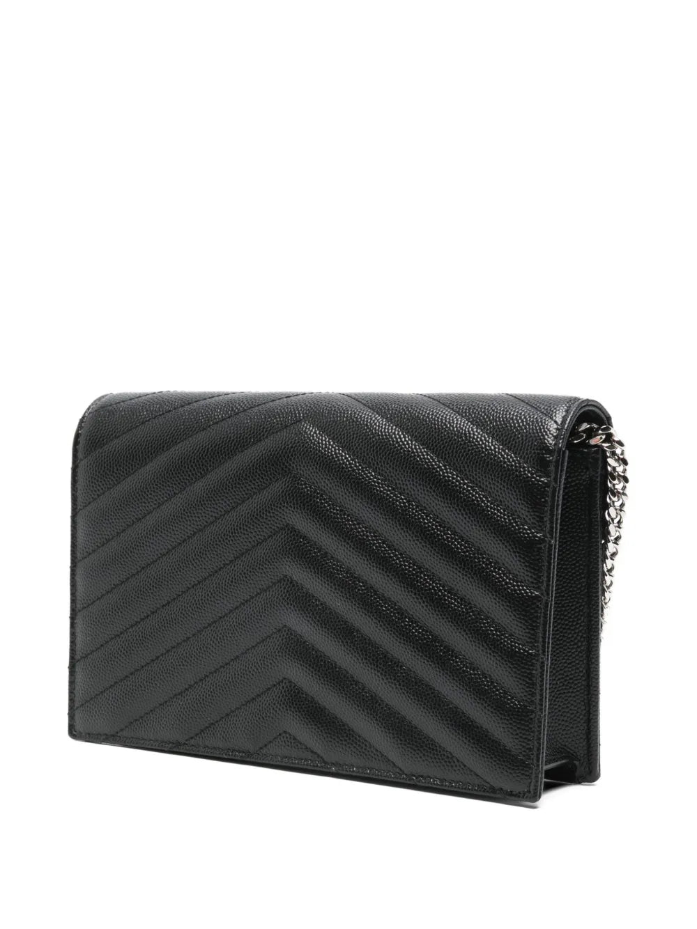 Saint Laurent Monogram matelassé chain wallet bag (SM)