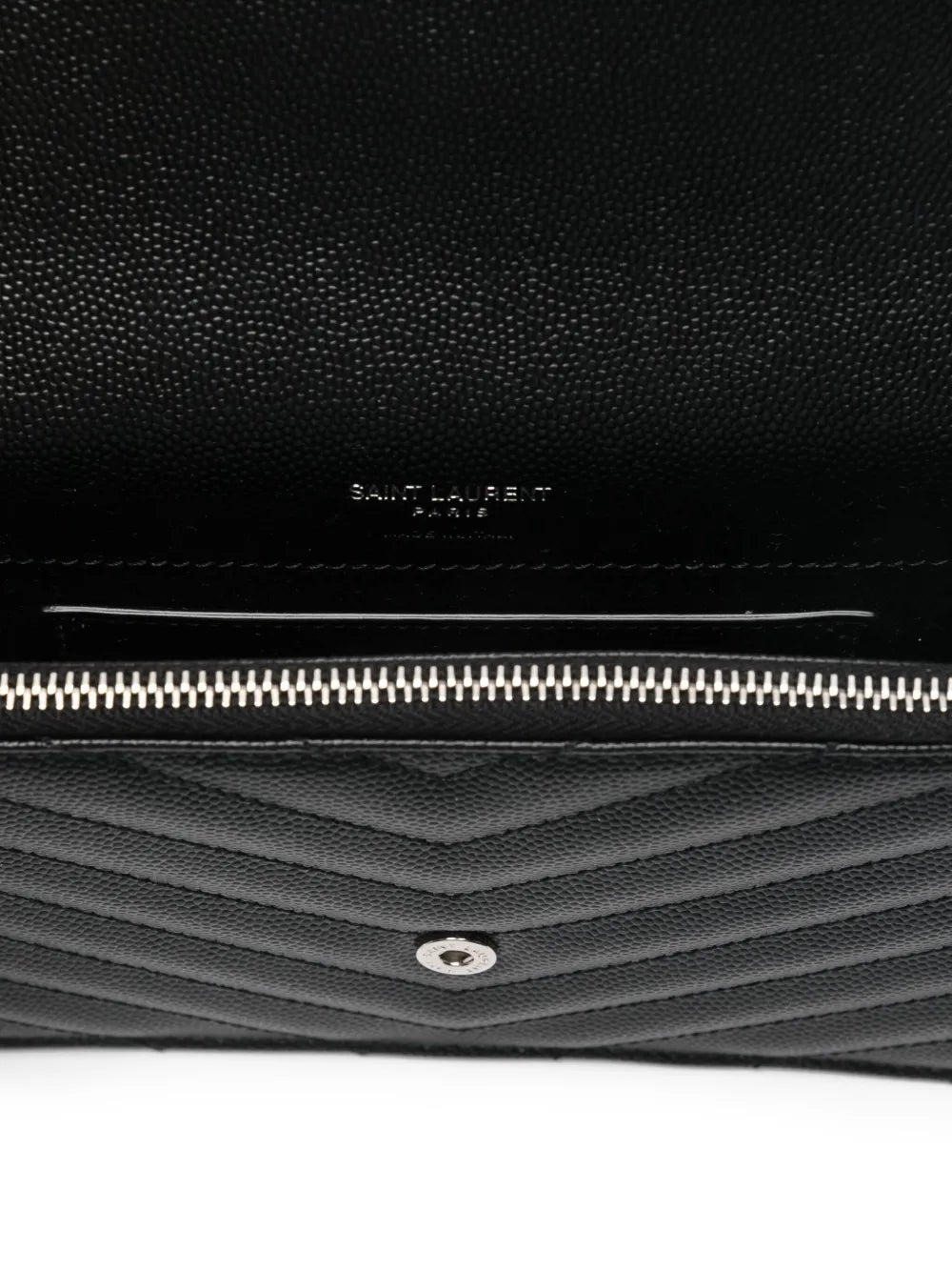 Saint Laurent Monogram matelassé chain wallet bag (SM)
