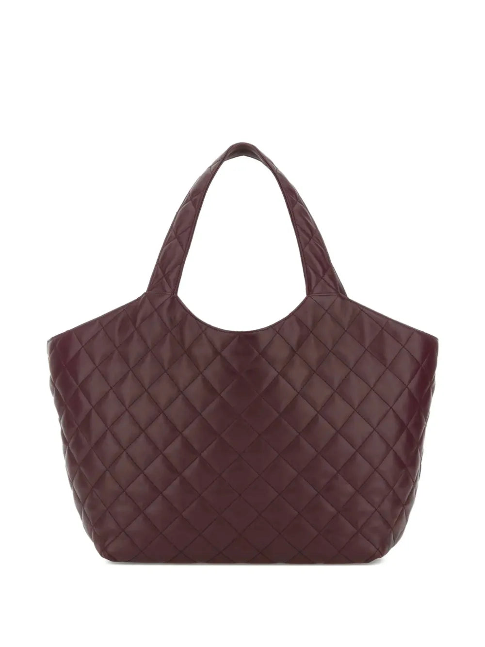 Saint Laurent quilted logo leather tote bag