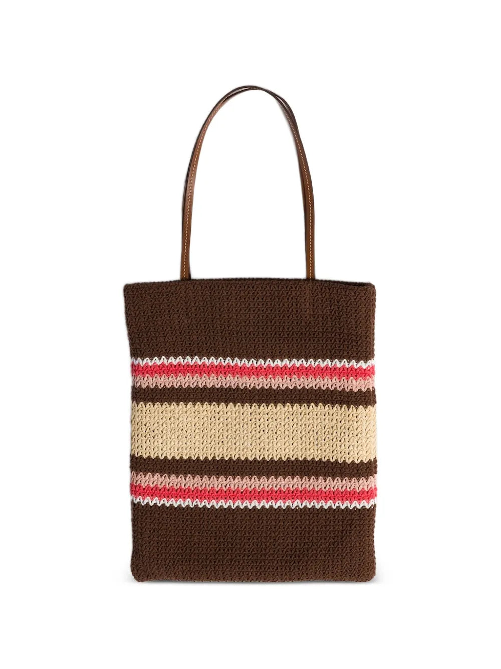 Miu Miu raffia-effect woven tote bag (SM)