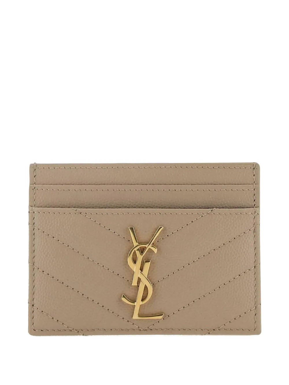 Saint Laurent Cassandre Matelassé leather cardholder (SP)