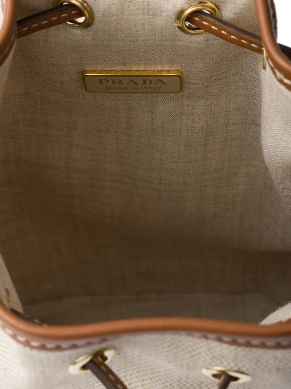 PRADA Canvas and leather pouch (SM)
