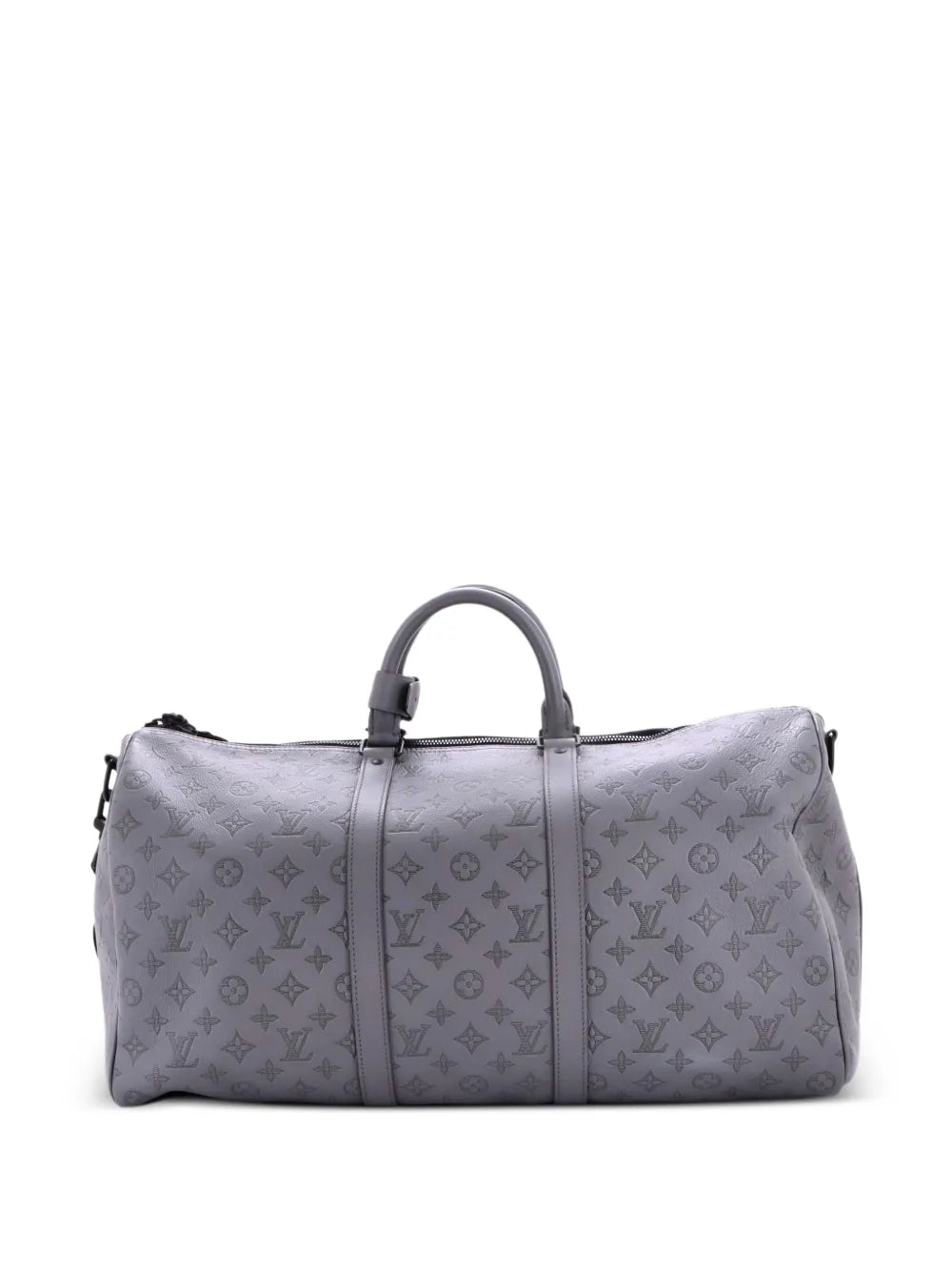 Louis Vuitton Keepall Bandolier Bag Monogram Shadow Leather travel bag (SM)