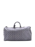Louis Vuitton Keepall Bandolier Bag Monogram Shadow Leather travel bag (SM)