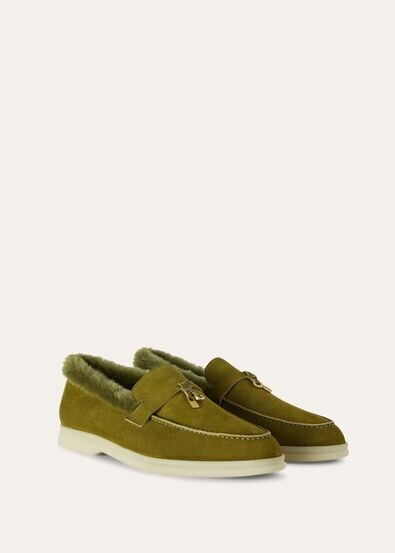 Loro Piana Summer Charms Walk Loafer (SM)