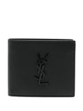 Saint Laurent Cassandre-logo leather wallet (SM)