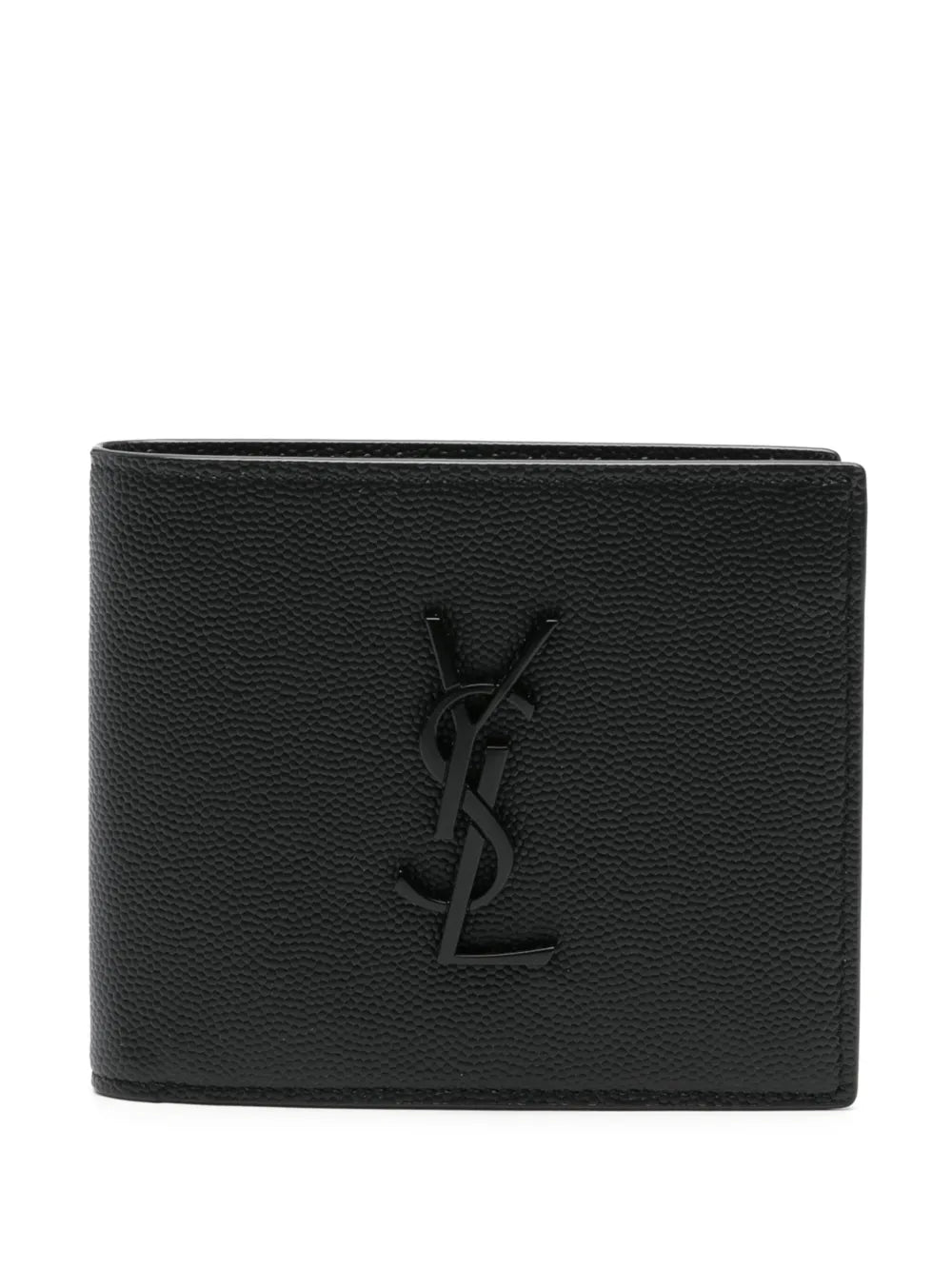 Saint Laurent Cassandre-logo leather wallet (SM)