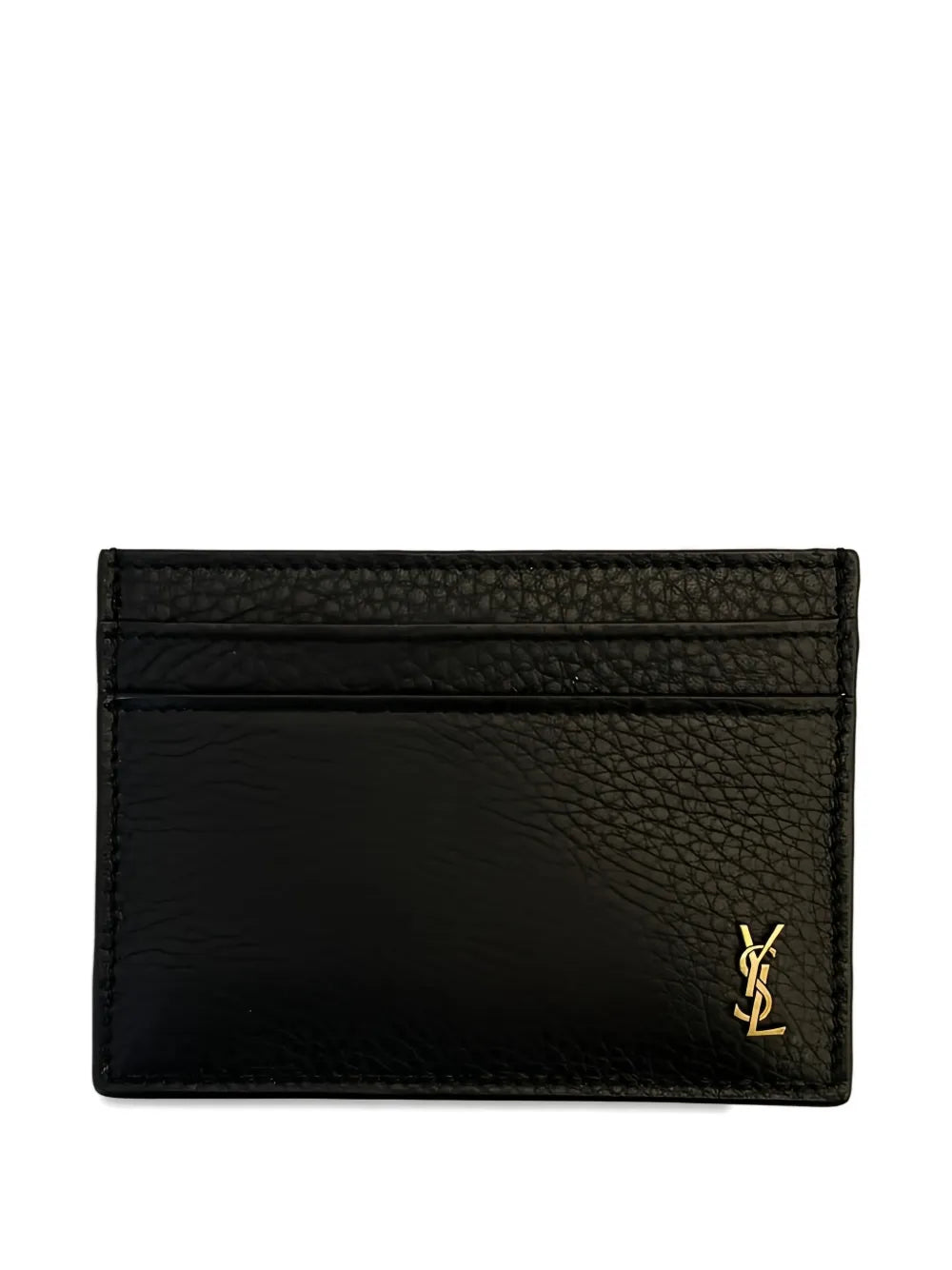 Saint Laurent logo-plaque leather cardholder (SP)